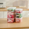 【 Thickened refrigerator preservation box 】 Household food stacking sealed box, kitchen fruit, vegetable and egg freezing storage box Specification image